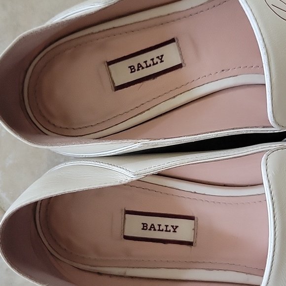 Made in Italy BallyJanelle Square Buckle Loafers size 38 - Picture 5 of 15